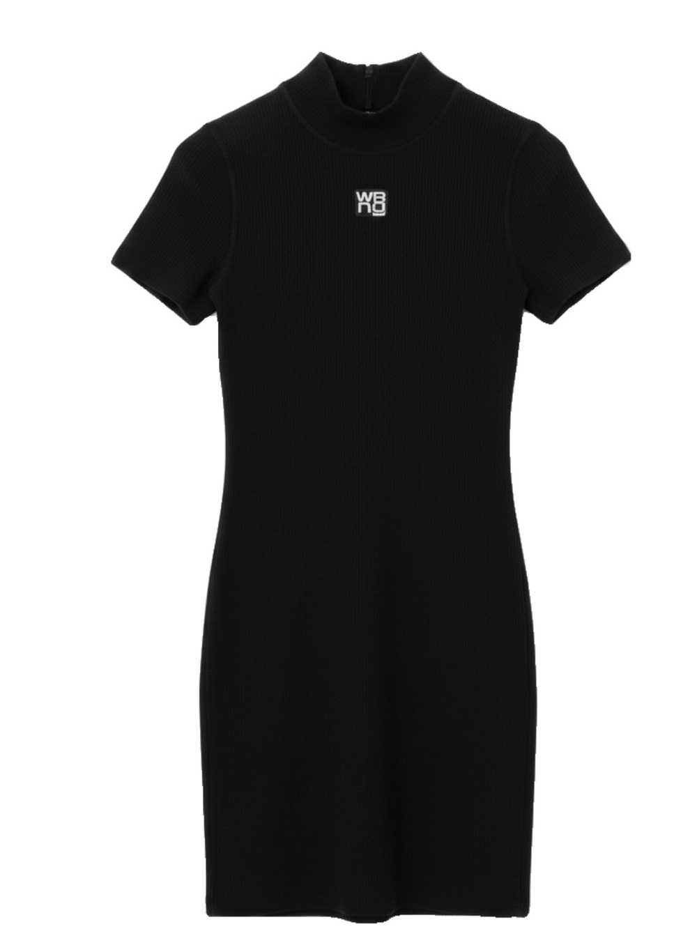 🛍️Alexander Wang Authentic Black Bodycon Mock Neck Mini Dress